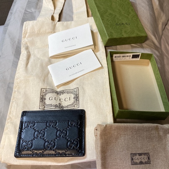 Gucci Signature card case Black - Picture 2 of 5